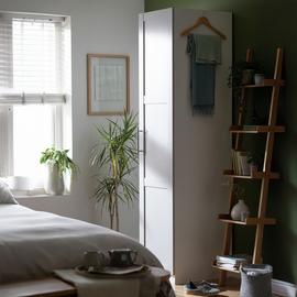 Habitat Munich Panelled 1 Door Wardrobe