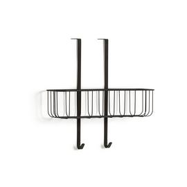 Argos Home Over Door Single Shower Caddy - Matt Black