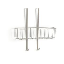 Argos Home Over Door Single Shower Caddy - Matt Grey