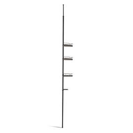 Argos Home Shower Organiser Pole - Black