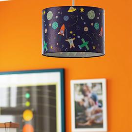 Habitat Kids Glow-in-the-Dark Space Lampshade - 25cm