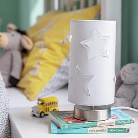 Argos Home Star Cut Out Table Lamp - Grey