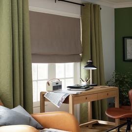Habitat Plain Blackout Roman Blind - Taupe
