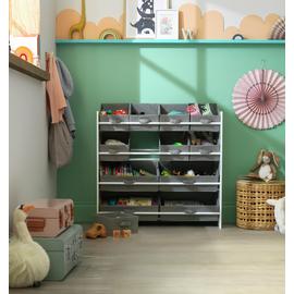 Argos Home 4 Tier Basket Storage Unit - Grey