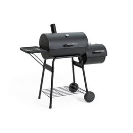 Argos Home Drum Charcoal BBQ with Smoker