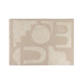 Habitat Tufted Wool Rug - Natural - 120x170cm