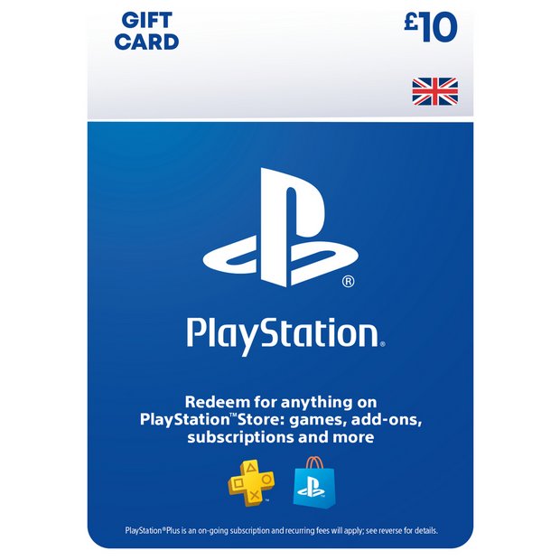 Buy PlayStation Store 10 GBP Gift Card, Playstation Plus