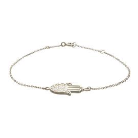 Revere Sterling Silver Hamsa Hand Charm Bracelet