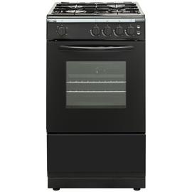 Bush AG56SBX 50cm Single Oven Gas Cooker - Black
