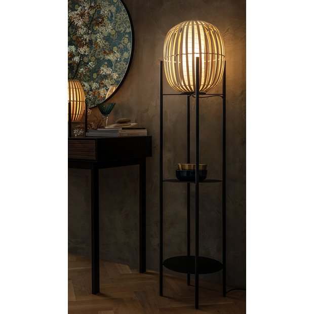 Argos antique online brass floor lamp