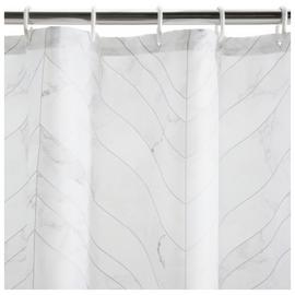 Habitat Marble Metallic Shower Curtain
