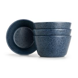 Habitat Addison Set of 4 Stoneware Cereal Bowl - Blue