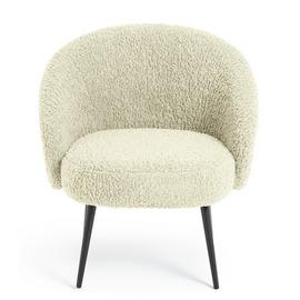 Habitat Ash Boucle Accent Chair - Cream