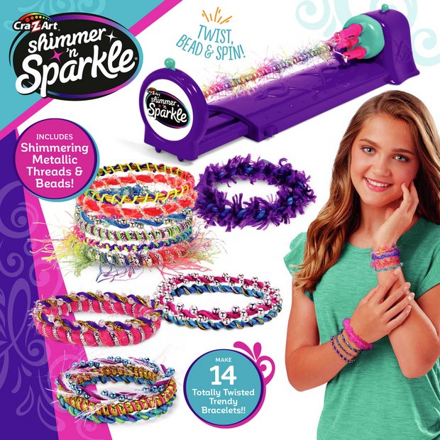 Shimmer N Sparkle Ultimate Make and Share Rubber Band Bracelet Kit, Toys &  Character