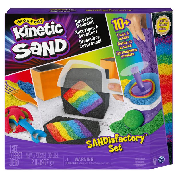 Sandcastle Set Kinetic Sand Squeezable Molding Tool Kids Outdoor Creative  Play for sale online