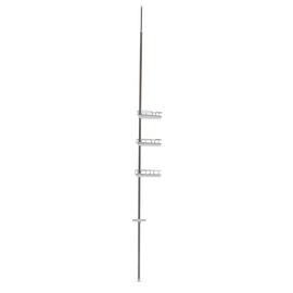 Argos Home Shower Organiser Pole - Matt Nickel