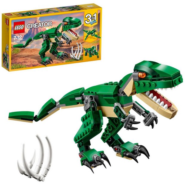 Buy LEGO Creator 3in1 Mighty Dinosaurs Model Building Set 31058