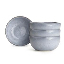 Habitat Evora 4 Piece Stoneware Cereal Bowl - Blue