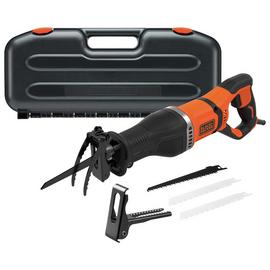Black + Decker Reciprocating Saw - 750W, 4 Blades