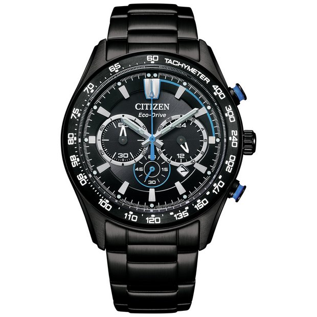 Mens black citizen clearance watch