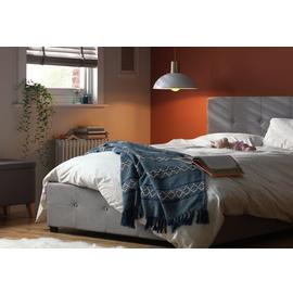 Argos Home Eros Superking End Open Ottoman Bed Frame - Grey