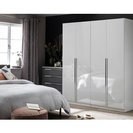 Habitat Munich 4 Door Wardrobe