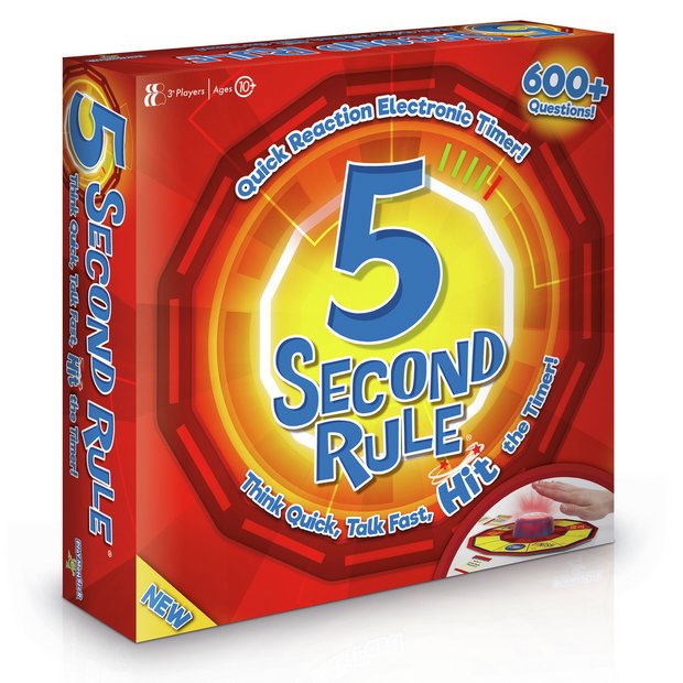 Buy 5 Second Rule Electronic Family Board Game | Board games | Argos