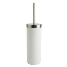 Home Toilet Brush - White and Silver