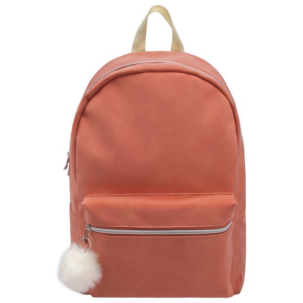 Buy Home Suede Pom Pom Kids 20L Backpack Backpacks Argos