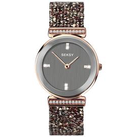 Seksy Ladies Rose Gold Plated Bracelet Watch