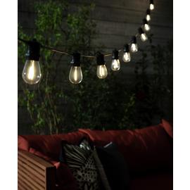 Habitat Warm White Filament Bulb Festoon Lights