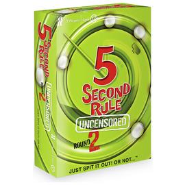5 Second Rule Uncensored Version 2 Party Game