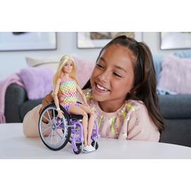 Barbie Fashionista Blonde Doll with Wheelchair & Ramp - 29cm
