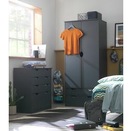 Habitat Kids Pagnell 2 Piece 2 Door Wardrobe Set