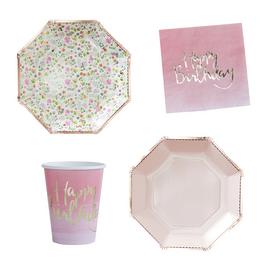 Ginger Ray Pink Happy Birthday Bundle