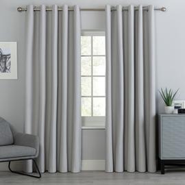 Habitat Plain Blackout Eyelet Curtains