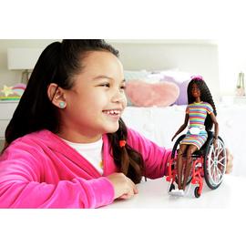 Barbie Fashionista Doll with Wheelchair and Ramp - 29cm