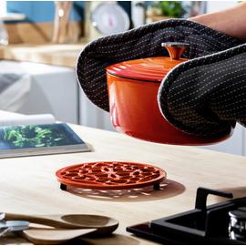 Habitat Cast Iron Trivet - Orange