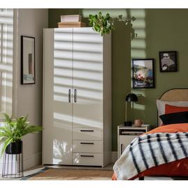 Habitat Oldham 2 Door 3 Drawer Wardrobe