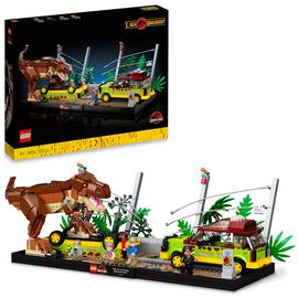 LEGO Jurassic Park T. rex Breakout Set for Adults 76956