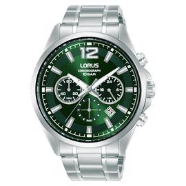 Lorus Men's Stainless Steel Green Dial Bracelet Watch