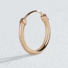 Revere 9ct Yellow Gold Hoop Earring