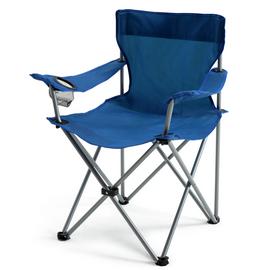 Steel Folding Camping Chair - Blue