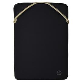 HP 14 Inch Reversible Laptop Sleeve - Black & Gold