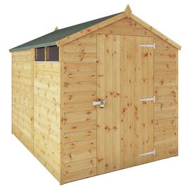 Mercia Shiplap 2 Glazed Windows Apex Shed - 8 x 6ft