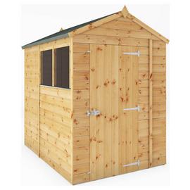 Mercia Shiplap 2 Glazed Windows Apex Shed - 7 x 5ft