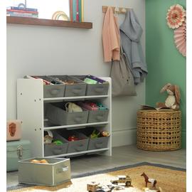 Argos Home 3 Tier Basket Storage Unit - Grey