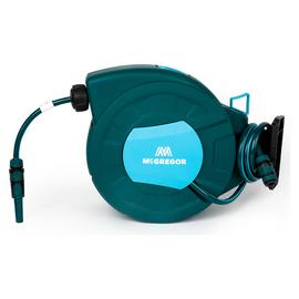 McGregor 20m Auto Rewind Wall Mounted Hose Reel