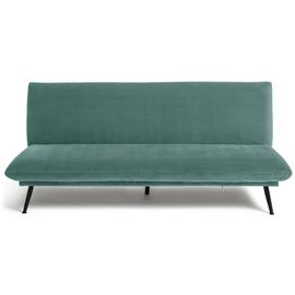 Habitat Matteo Velvet Clic Clac Sofa Bed - Teal