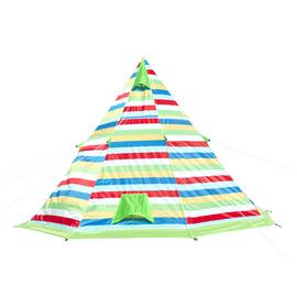 Pro Action Pattern 4 Man 1 Room Tipi Camping Tent